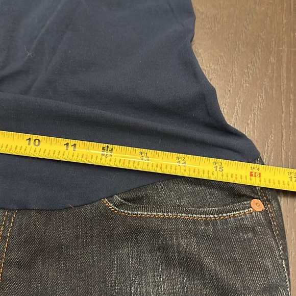 Joe’s Jeans Pea in the Pod Designer Dark wash Jeans Bootcut Sz S full belly band - Picture 7 of 10